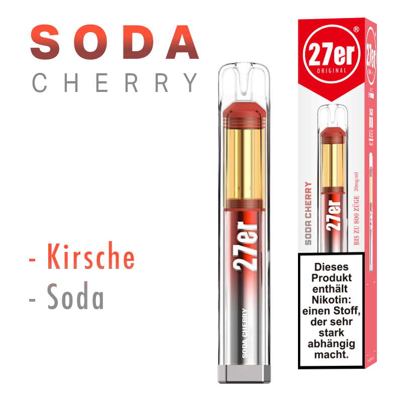 Venookah 27er Vape - Soda Cherry