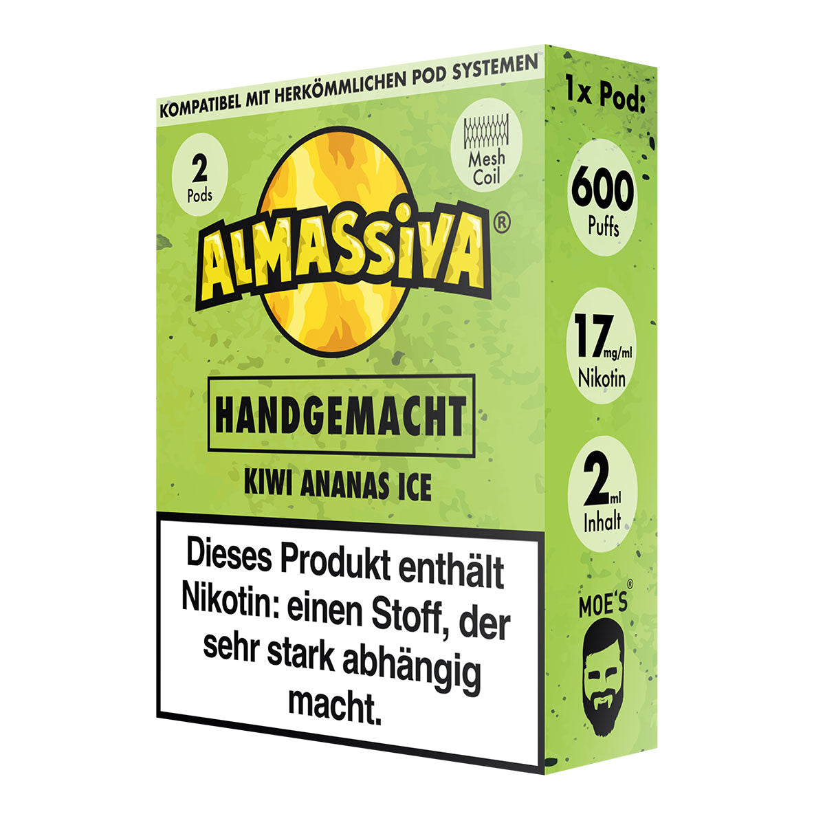 Al Massiva Pod - Handgemacht - 2er Pack