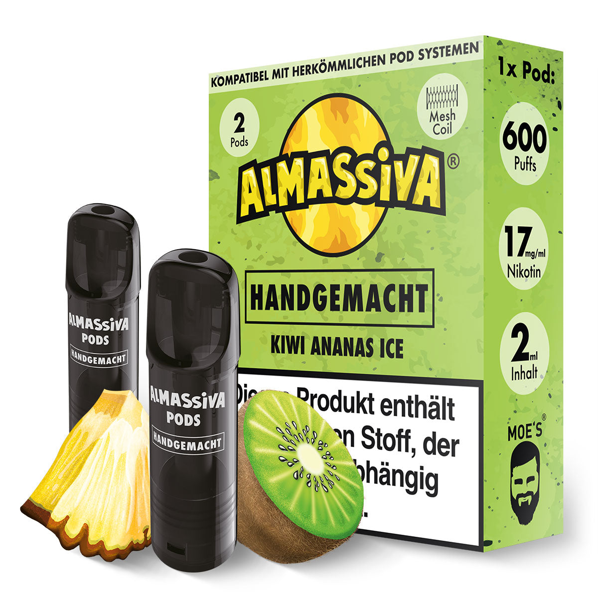 Al Massiva Pod - Handgemacht - 2er Pack