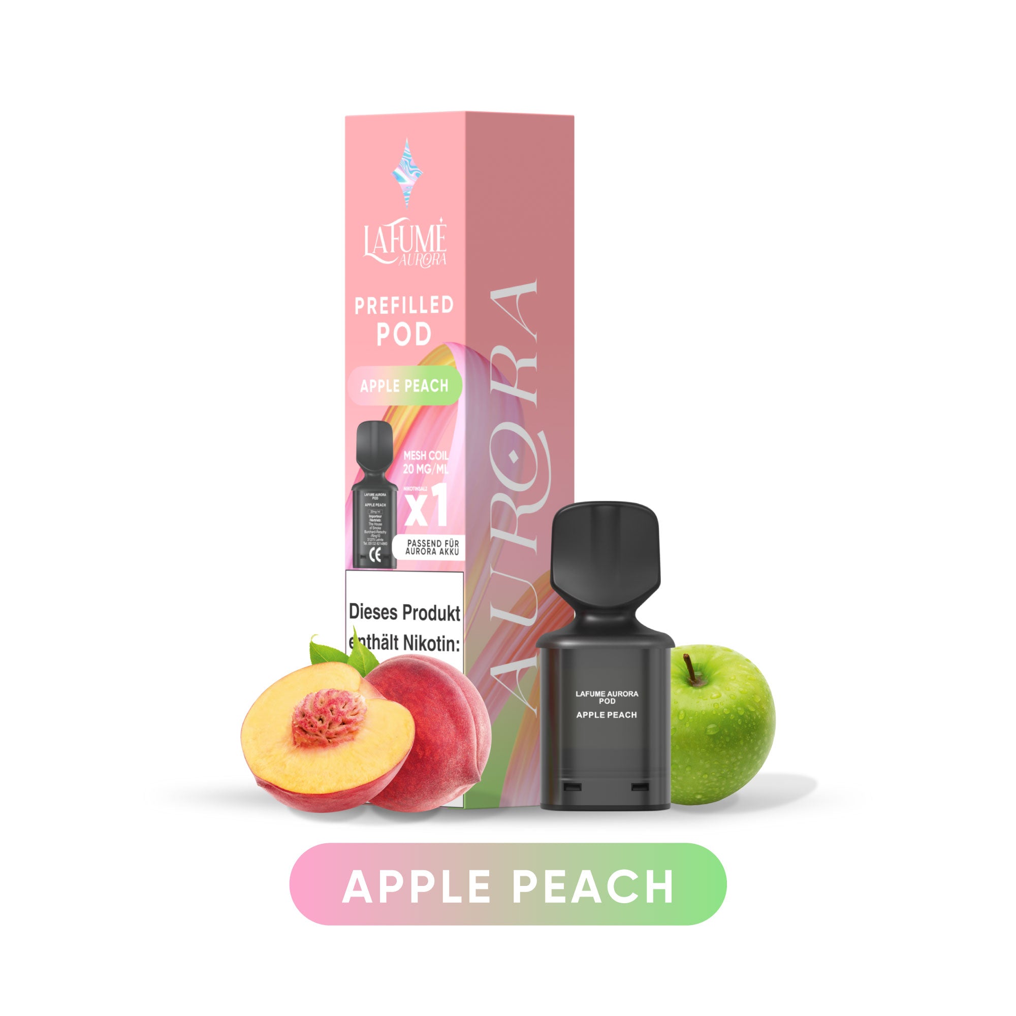 La Fume Aurora Pod - Apple Peach