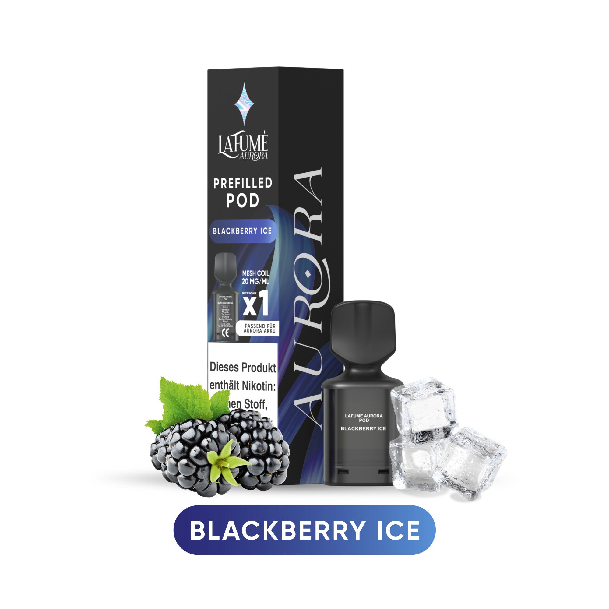 La Fume Aurora Pod - Blackberry Ice