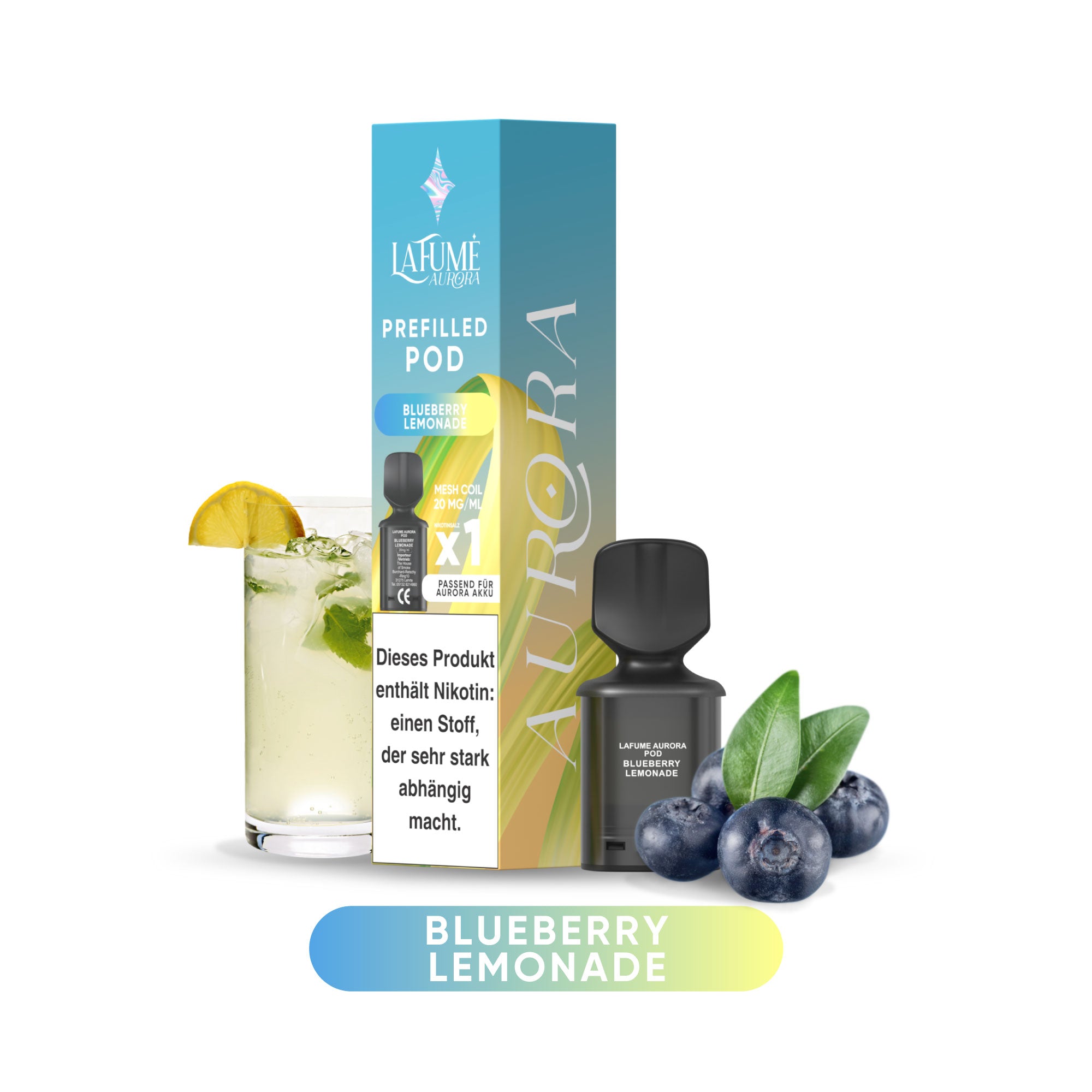 La Fume Aurora Pod - Blueberry Lemonade