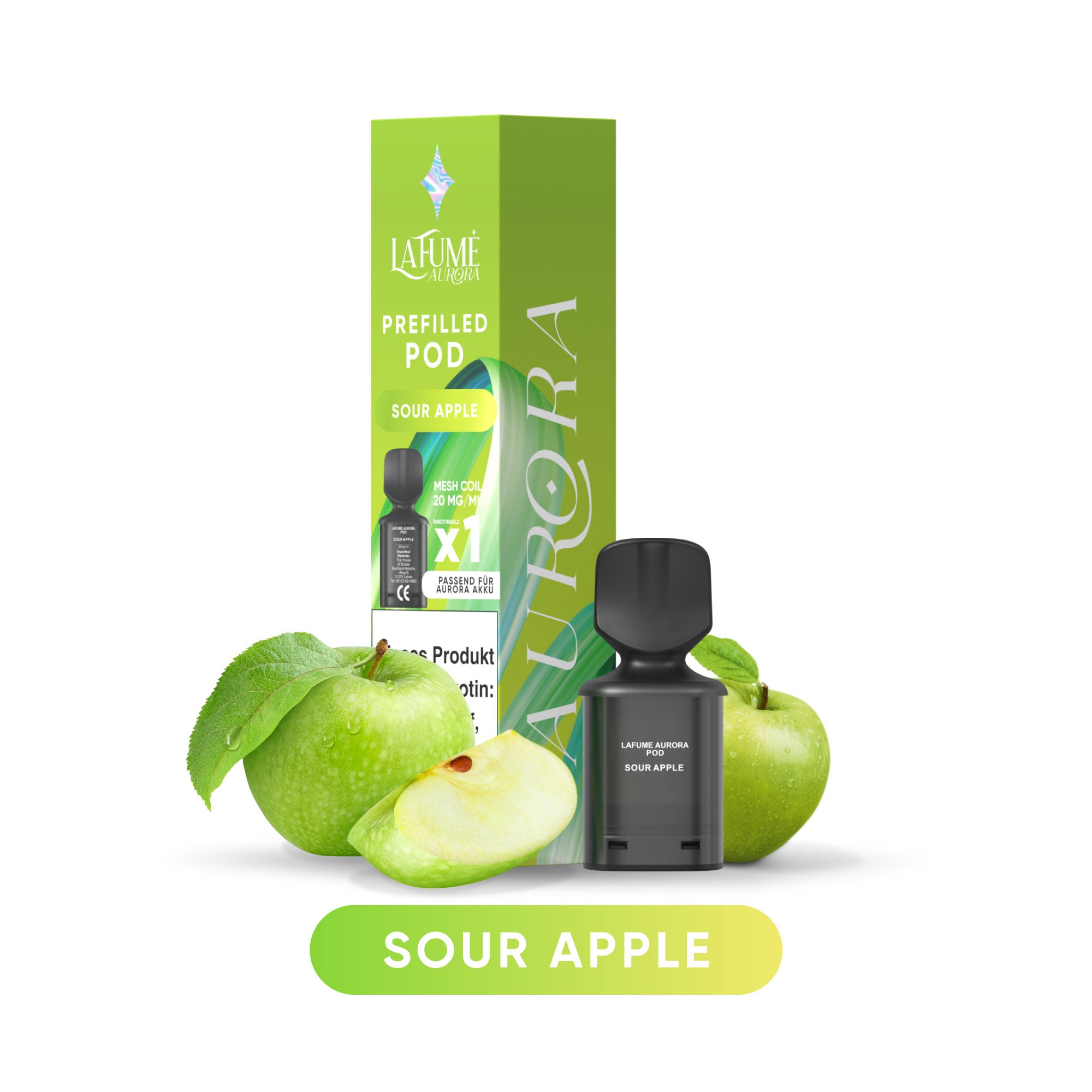 La Fume Aurora Pod - Sour Apple