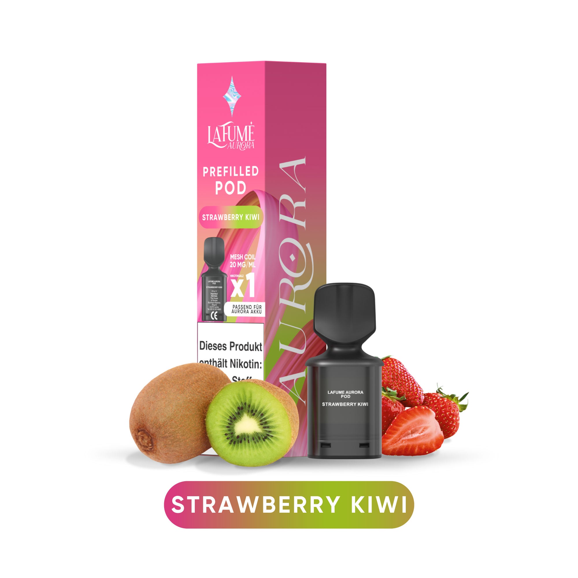 La Fume Aurora Pod - Strawberry Kiwi