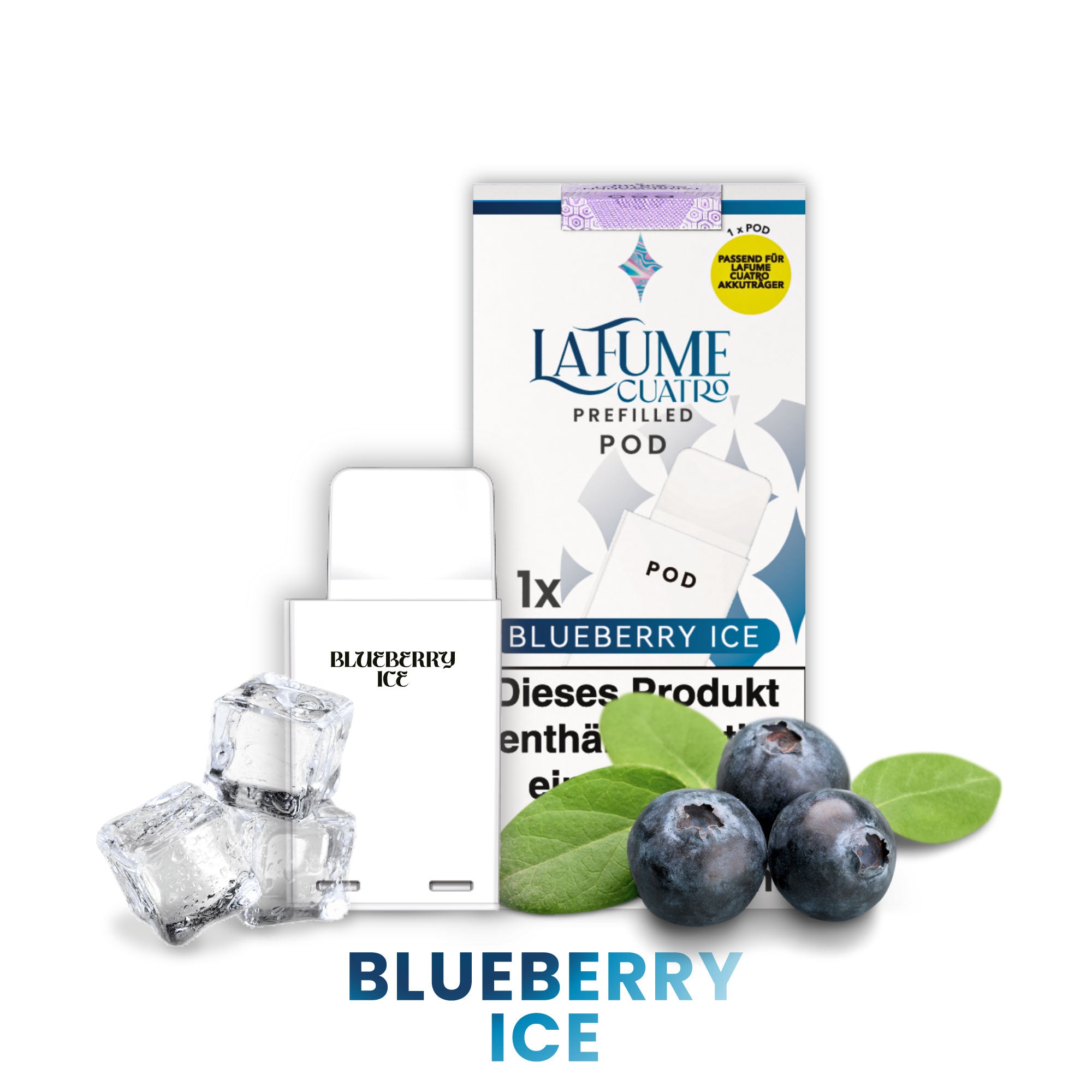 La Fume Cuatro Pod - Blueberry Ice