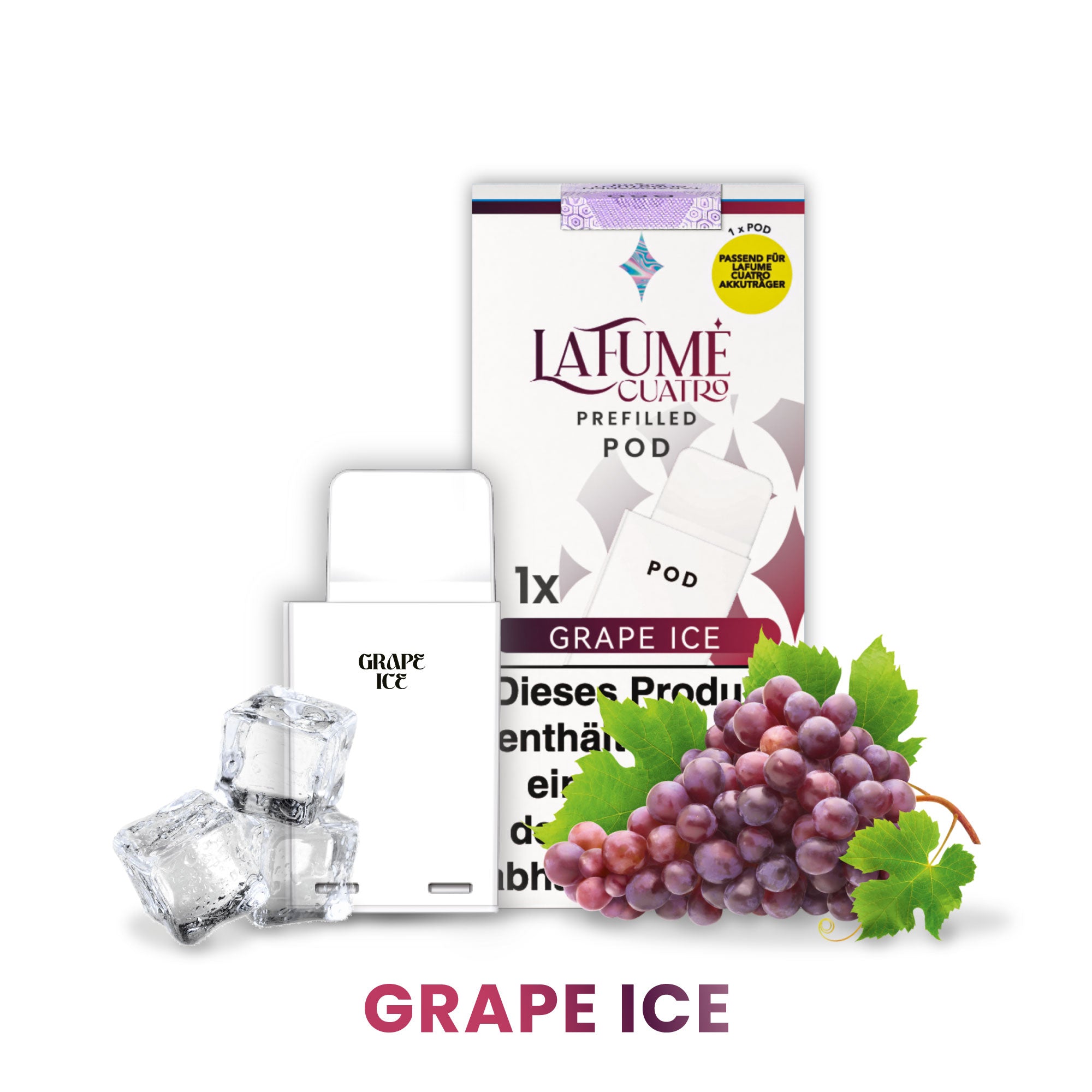 La Fume Cuatro Pod - Grape Ice