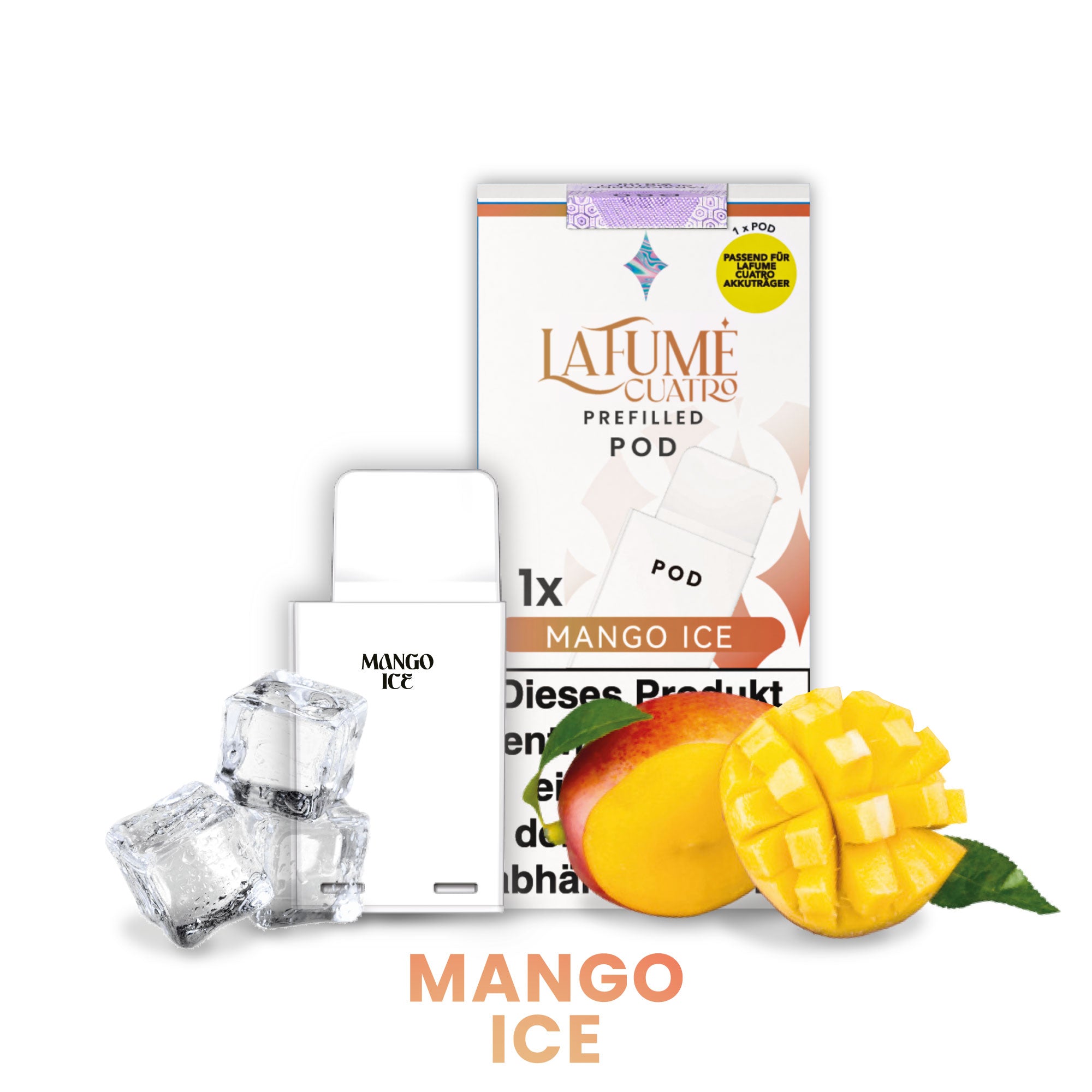 La Fume Cuatro Pod - Mango Ice