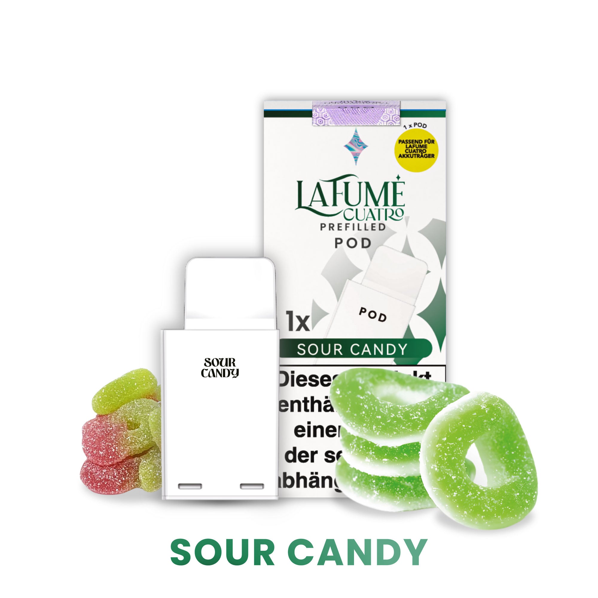 La Fume Cuatro Pod - Sour Candy