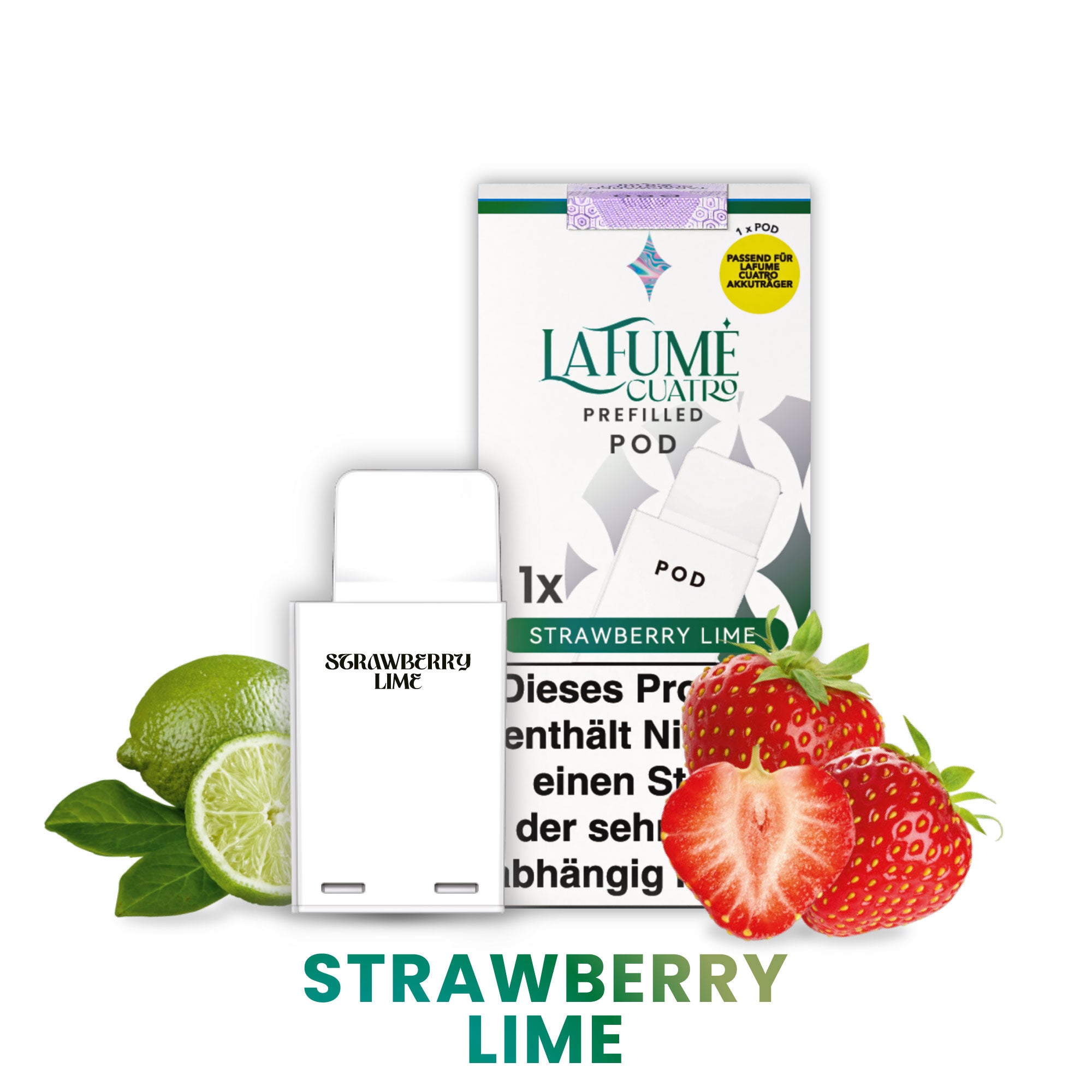 La Fume Cuatro Pod - Strawberry Lime