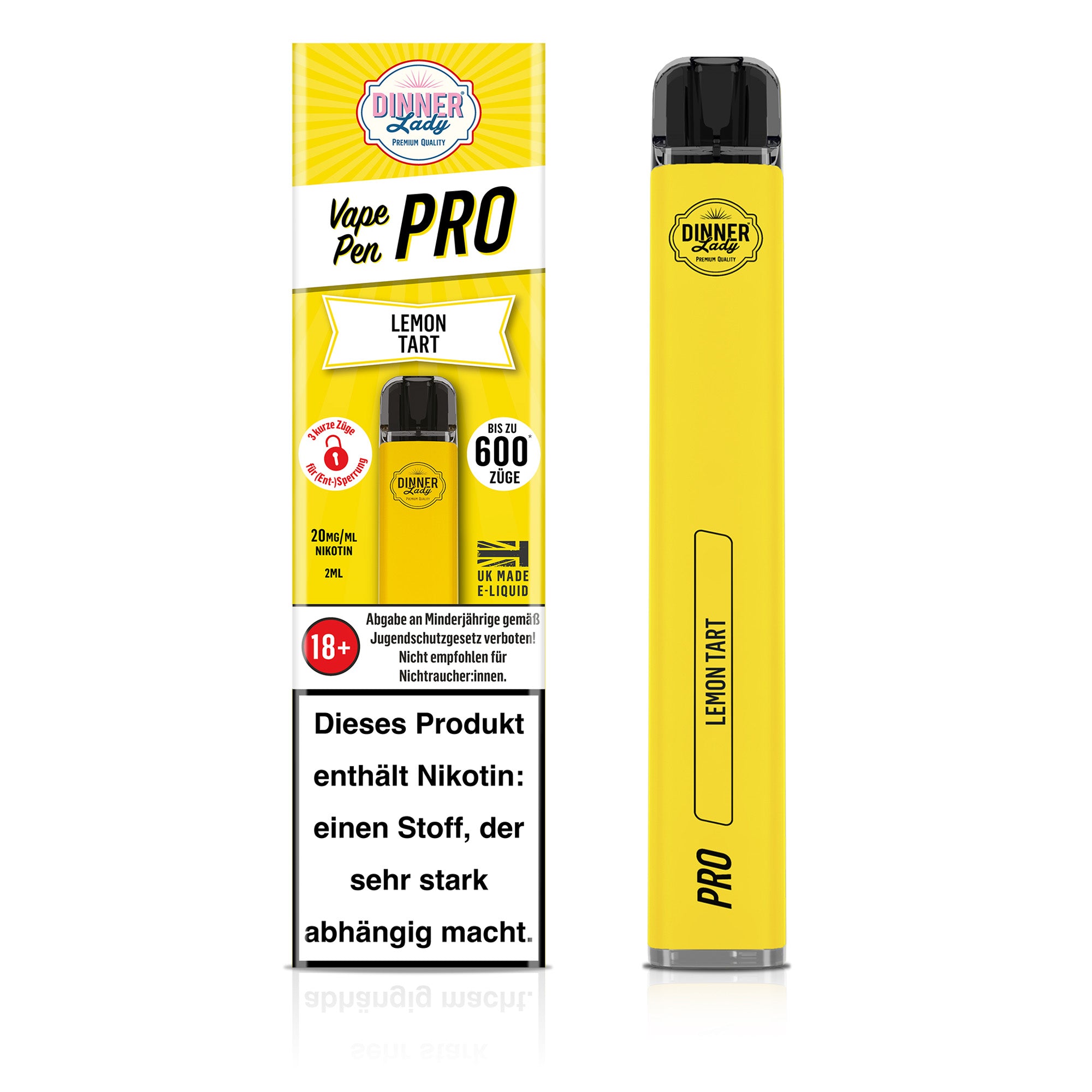 Dinner Lady Vape Pen Pro - Lemon Tart