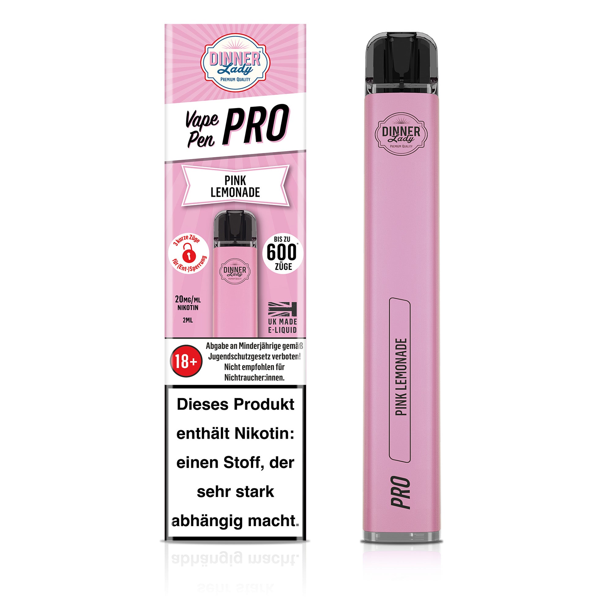 Dinner Lady Vape Pen Pro - Pink Lemonade