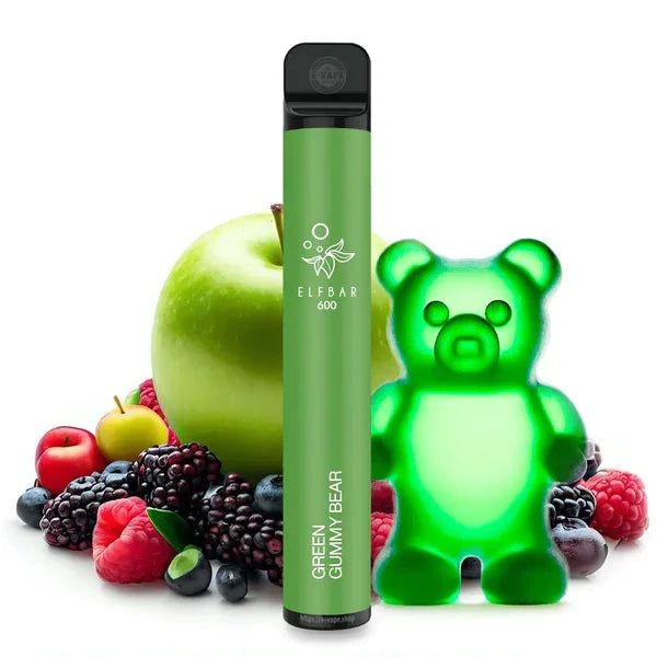 Elfbar CP600 - Green Gummy Bear / Green Apple