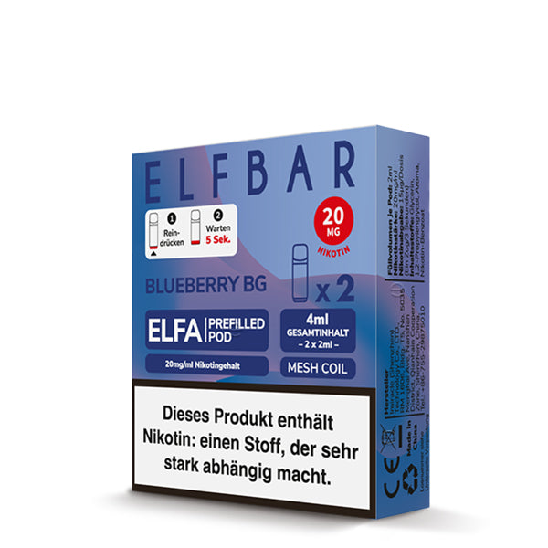 ELFA Pod - Blueberry Bubblegum - 2er Pack