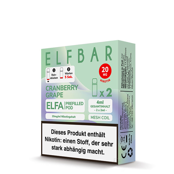 ELFA Pod - Cranberry Grape - 2er Pack