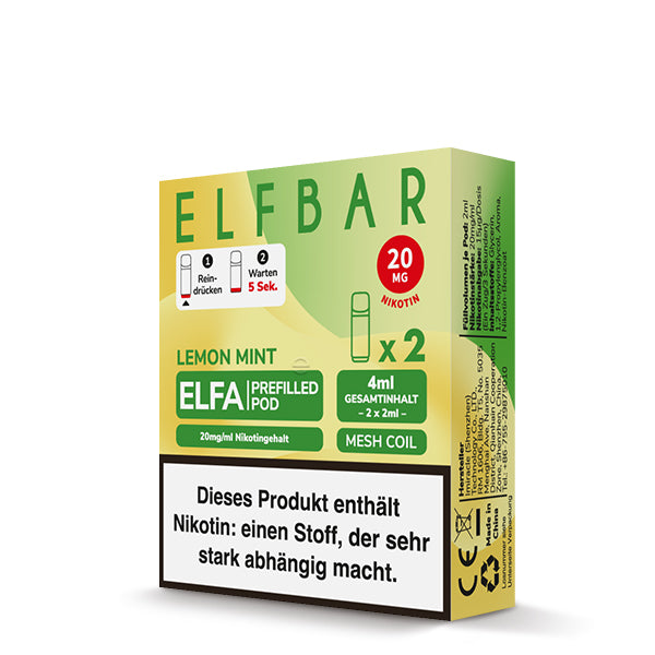 *NEU* ELFA Pod - Lemon Mint - 2er Pack