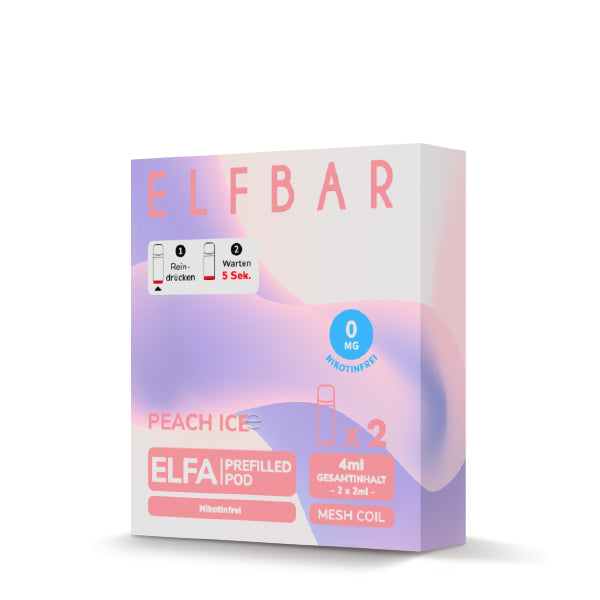 ELFA Pod - Peach Ice - 2er Pack - OHNE NIKOTIN