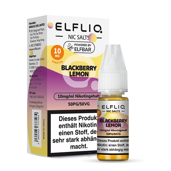 Elfliq by Elfbar - Blackberry Lemon / 10mg/ml