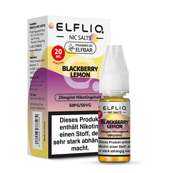 Elfliq by Elfbar - Blackberry Lemon / 20mg/ml