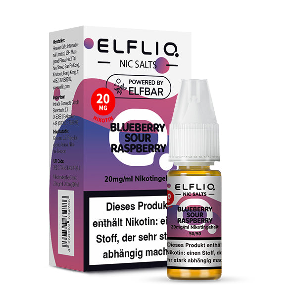 Elfliq by Elfbar - Blueberry Sour Raspberry / 20mg/ml