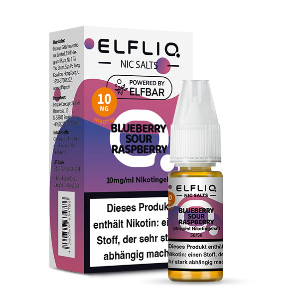 Elfliq by Elfbar - Blueberry Sour Raspberry / 10mg/ml