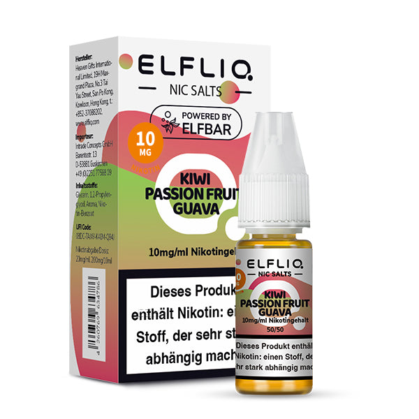 Elfliq by Elfbar - Kiwi Passion Fruit Guava / 10mg/ml