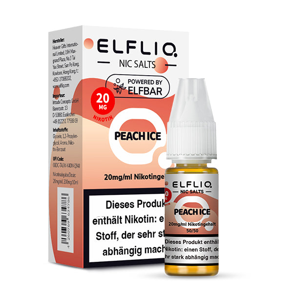 Elfliq by Elfbar - Peach Ice / 20mg/ml