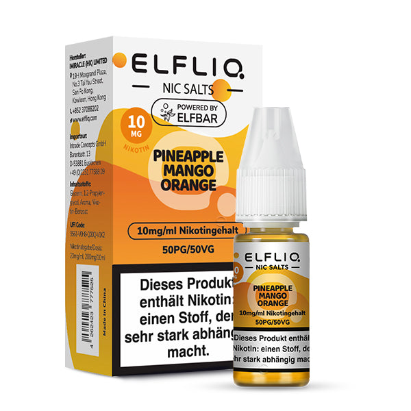 Elfliq by Elfbar - Pineapple Mango Orange / 10mg/ml