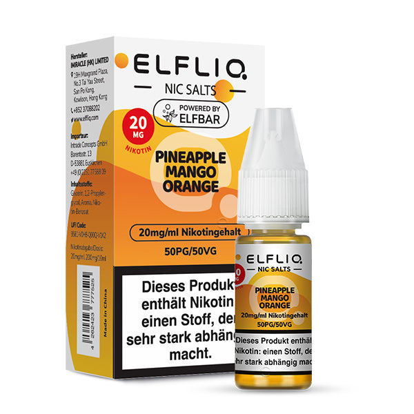 Elfliq by Elfbar - Pineapple Mango Orange / 20mg/ml