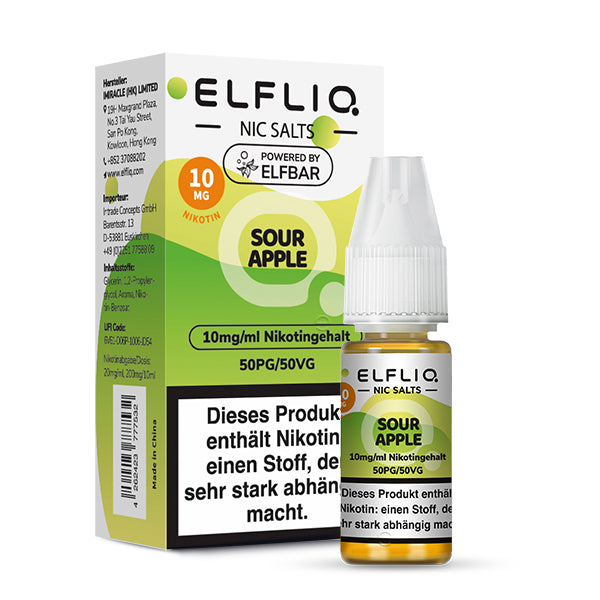 Elfliq by Elfbar - Sour Apple / 10mg/ml