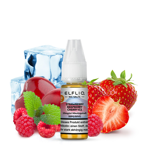 Elfliq by Elfbar - Strawberry Raspberry Cherry Ice / 10mg/ml