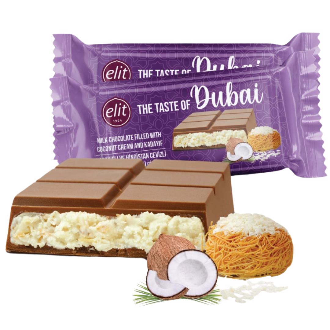 Elit Dubai Schokolade - Kokosnuss 90g