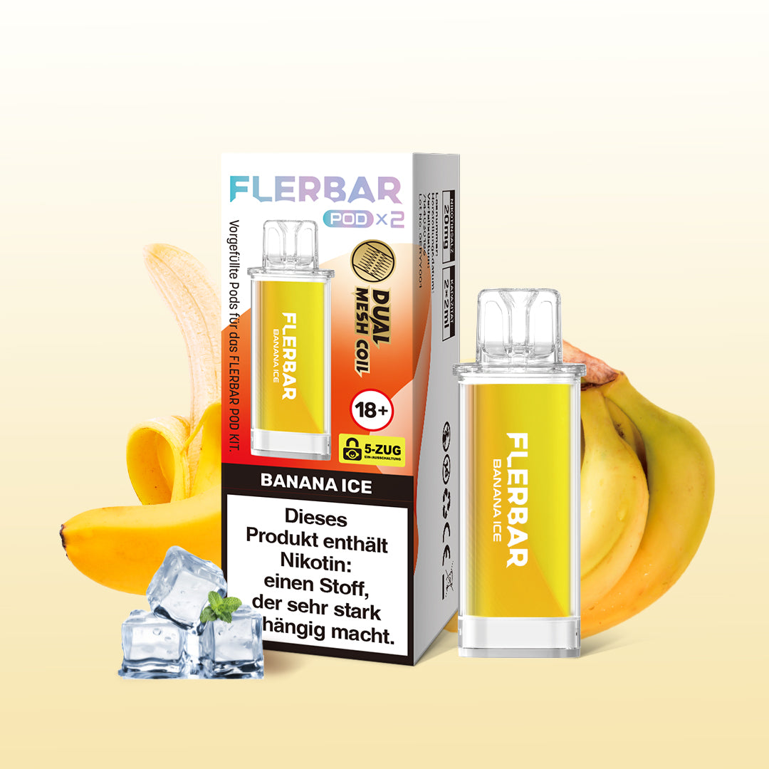 Flerbar Pod - Banana Ice - 2er Pack