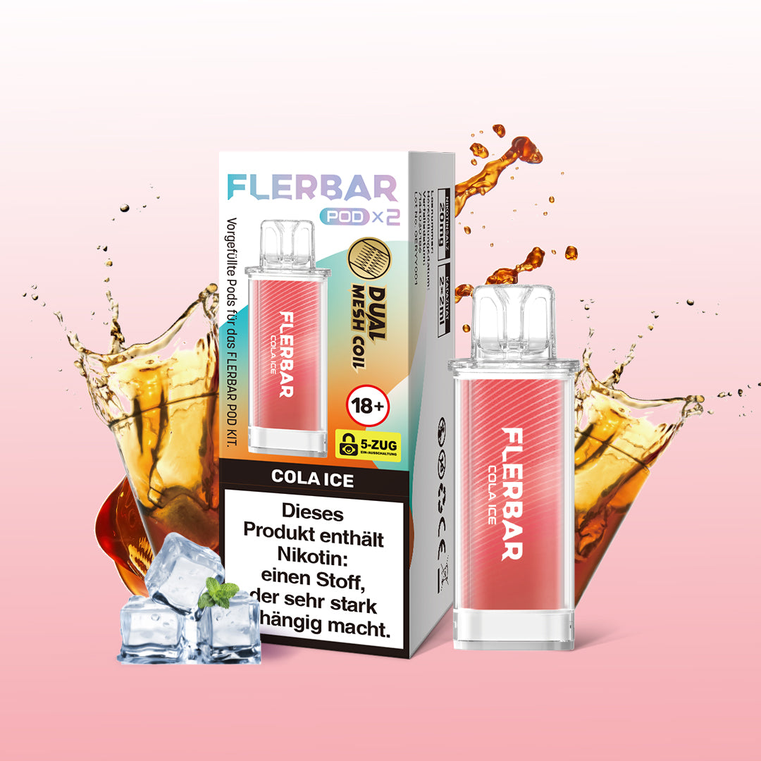 Flerbar Pod - Cola Ice - 2er Pack