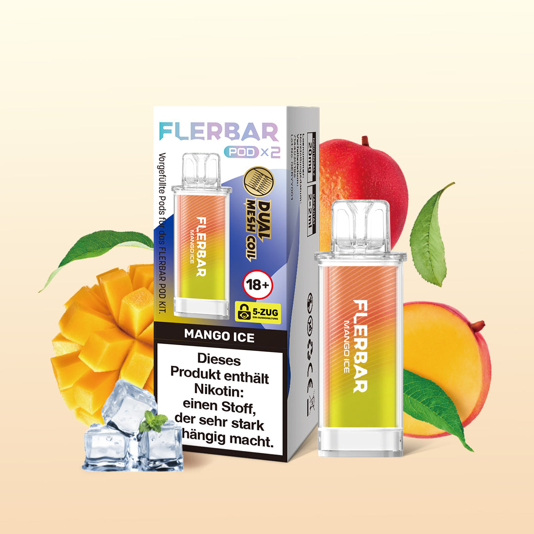 Flerbar Pod - Mango Ice - 2er Pack