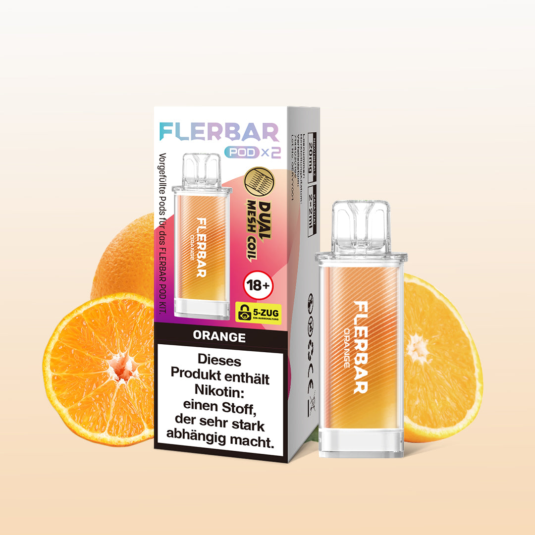 Flerbar Pod - Orange - 2er Pack