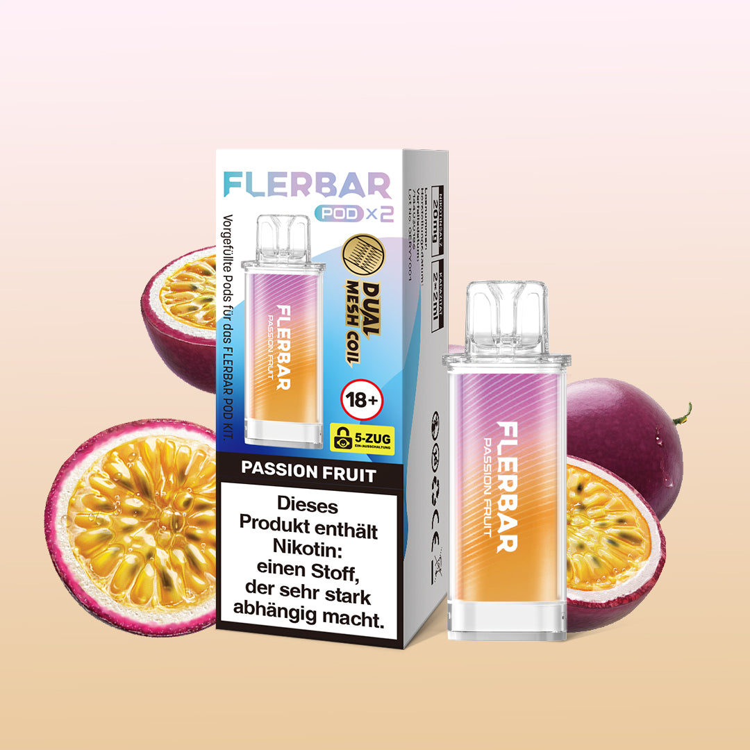 Flerbar Pod - Passion Fruit - 2er Pack