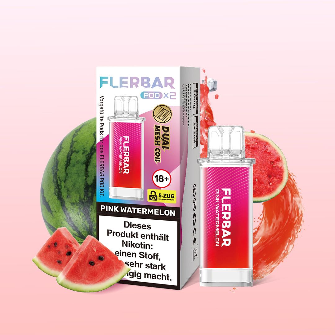 Flerbar Pod - Pink Watermelon - 2er Pack