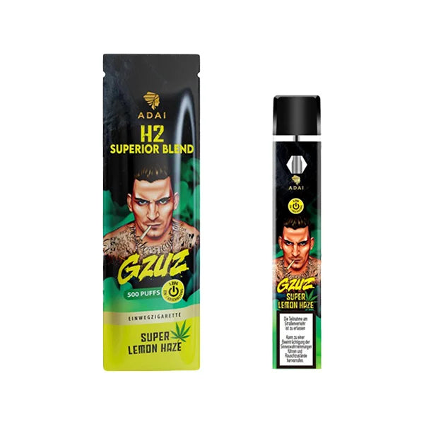 GZUZ - H2 Superior Blend Vaporizer - Super Lemon Haze 1ml