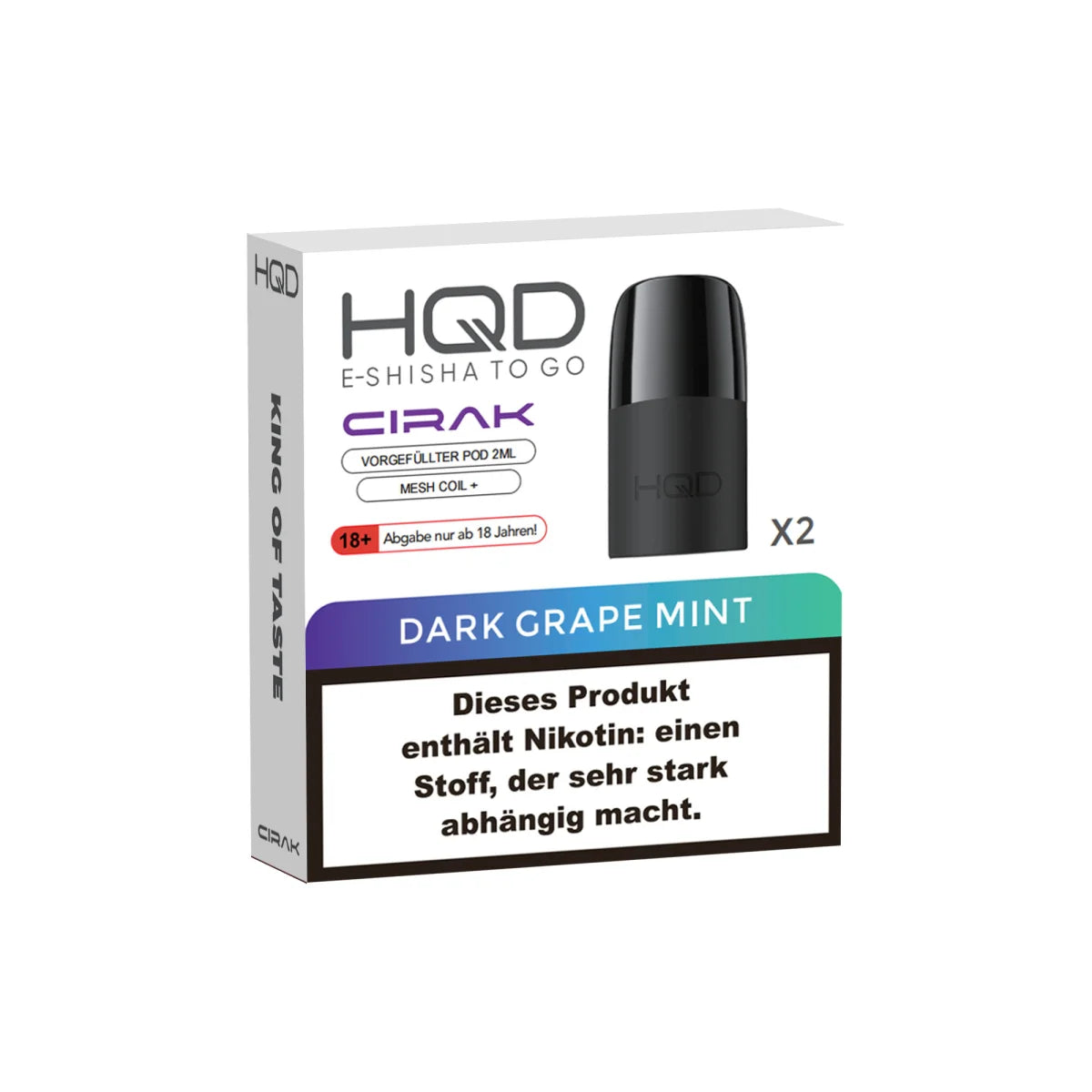 HQD Cirak Pod - Dark Grape Mint