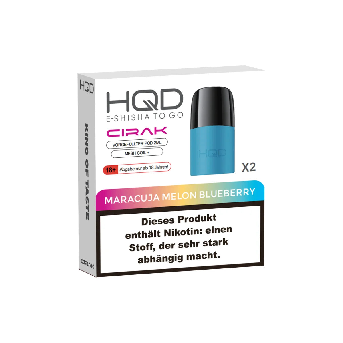 HQD Cirak Pod - Maracuja Melon Blueberry