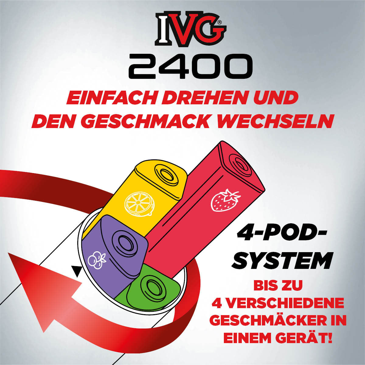 IVG 2400 - Basisgerät - Silver - 4-Pod System