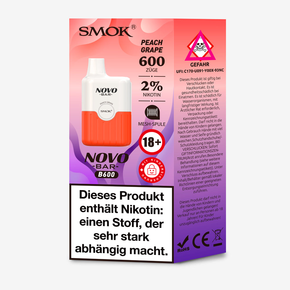 SMOK Novo B600 - Peach Grape