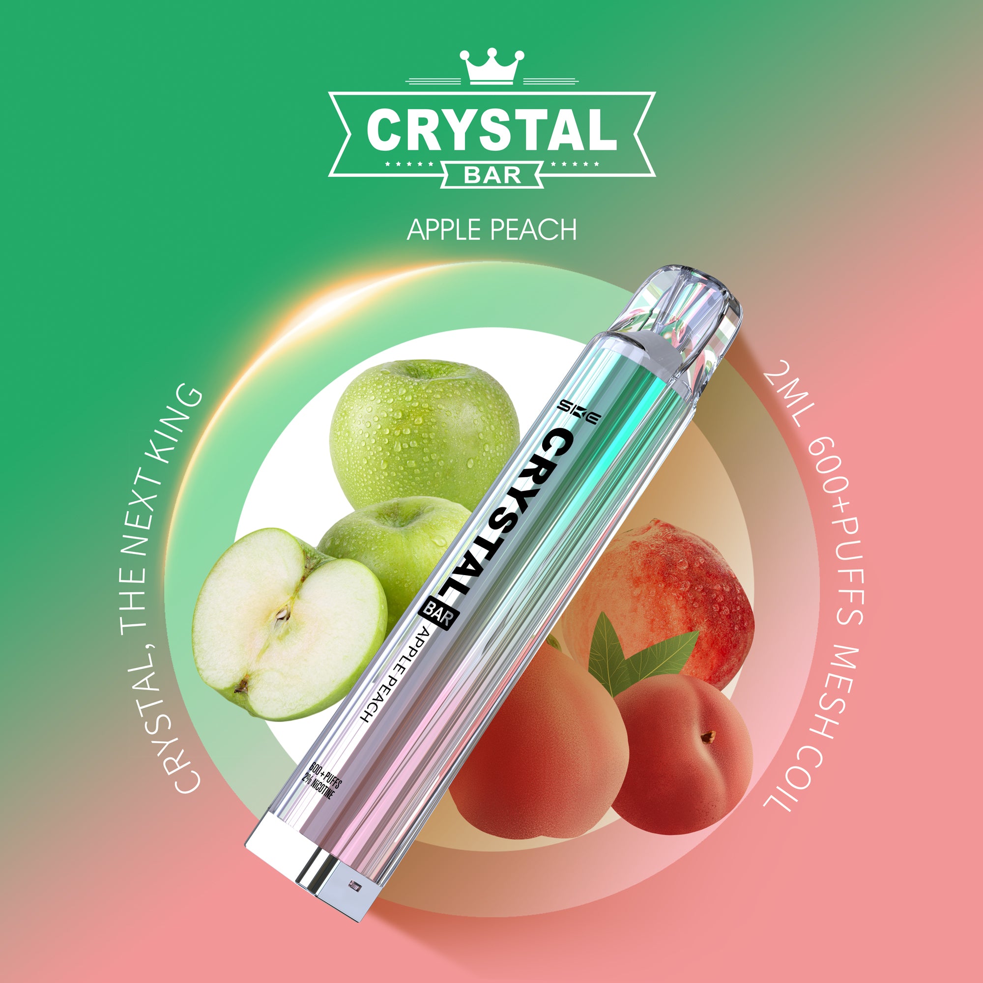 SKE Crystal Bar - Apple Peach