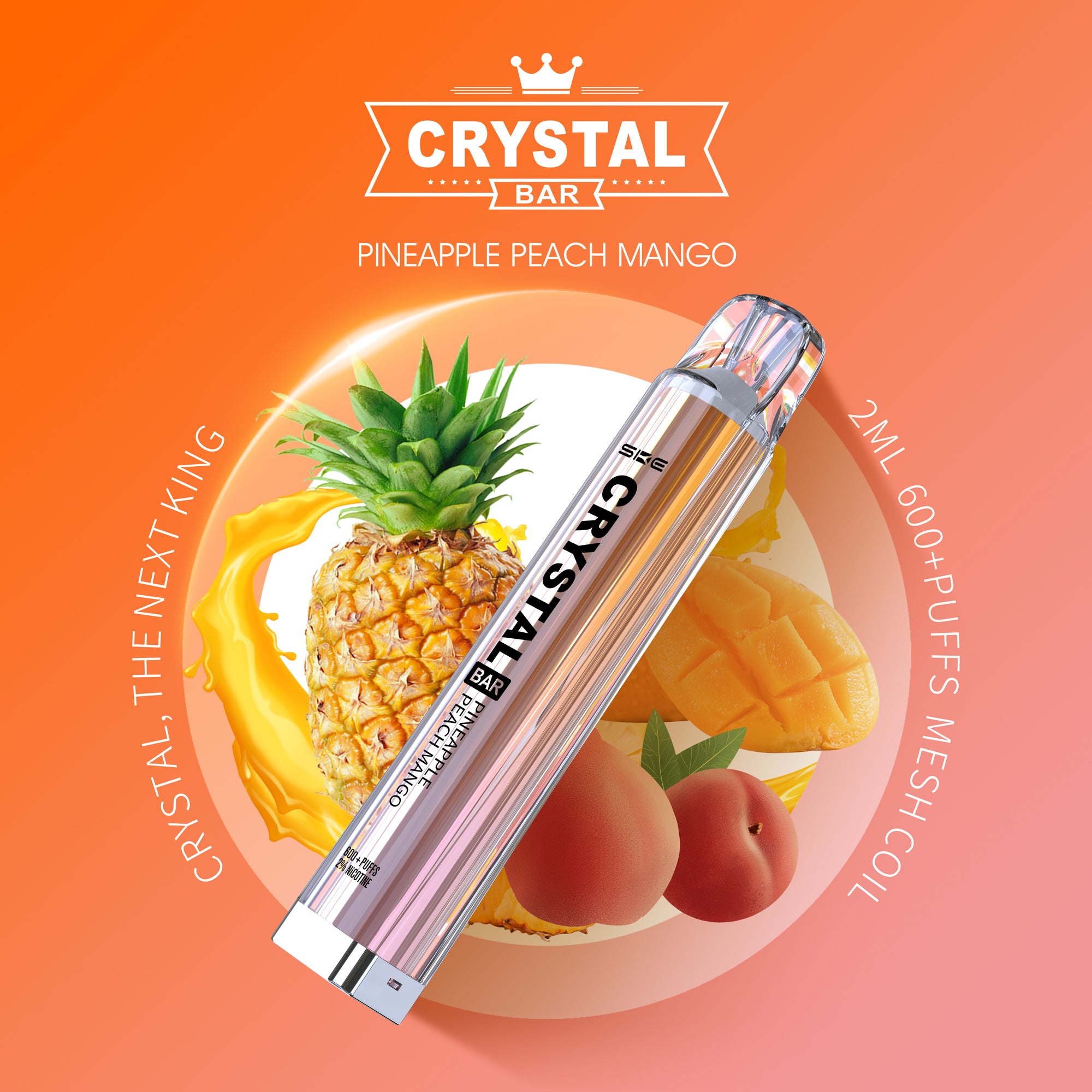 SKE Crystal Bar - Pineapple Peach Mango