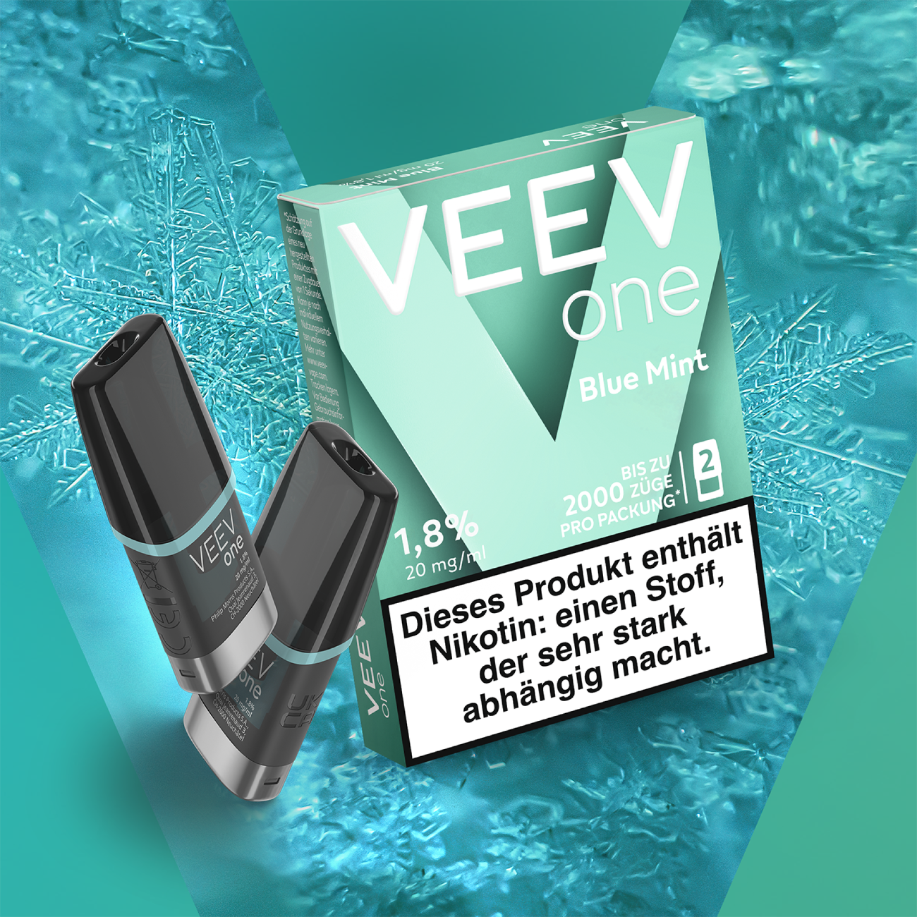 VEEV One - Blue Mint - 2er Pack