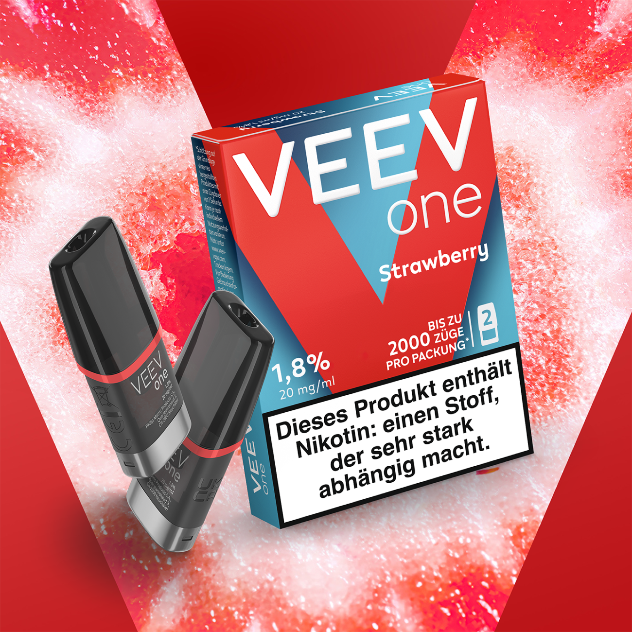 VEEV One - Strawberry - 2er Pack